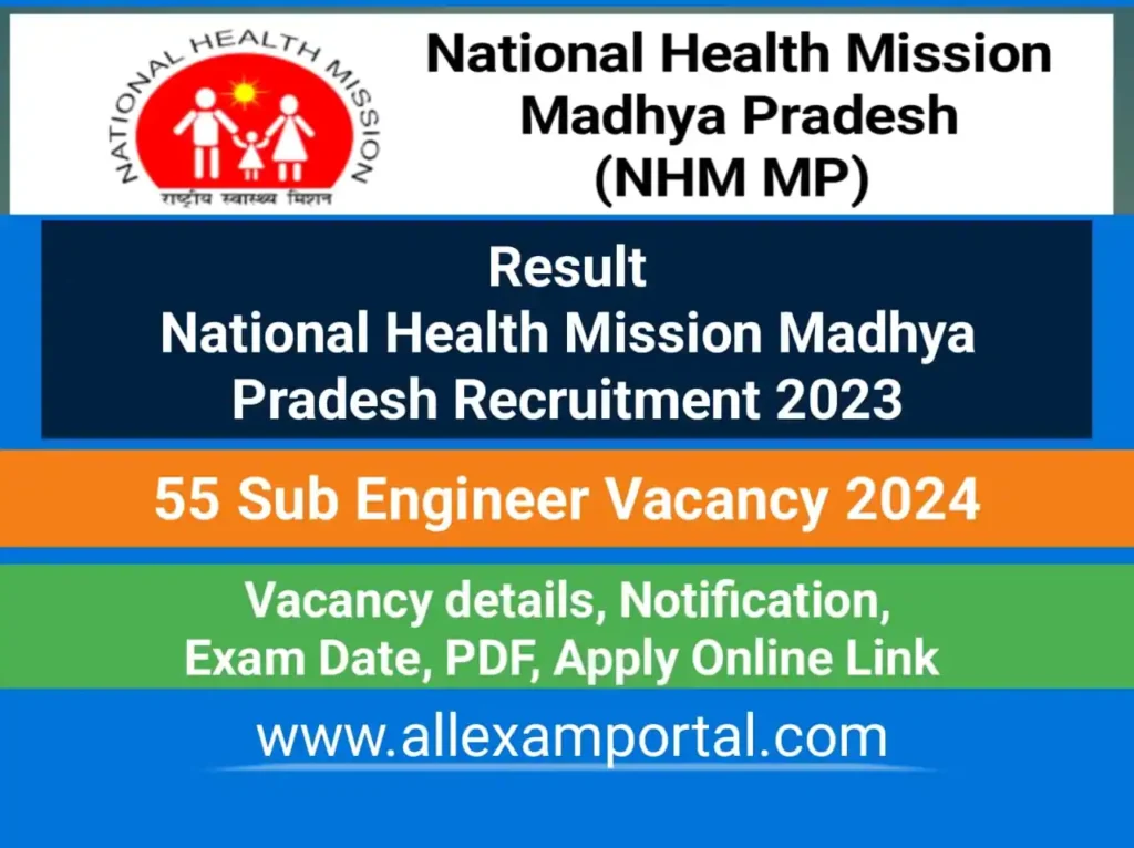 NHM MP JE Result 2023