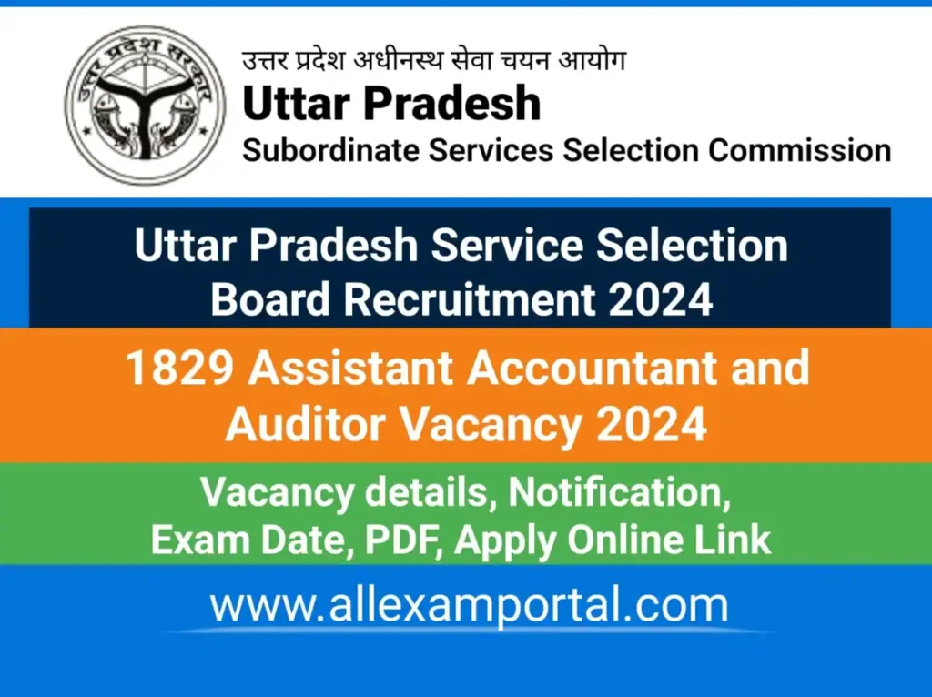 UPSSSC Assistant Accountant Auditor Recruitment 2024