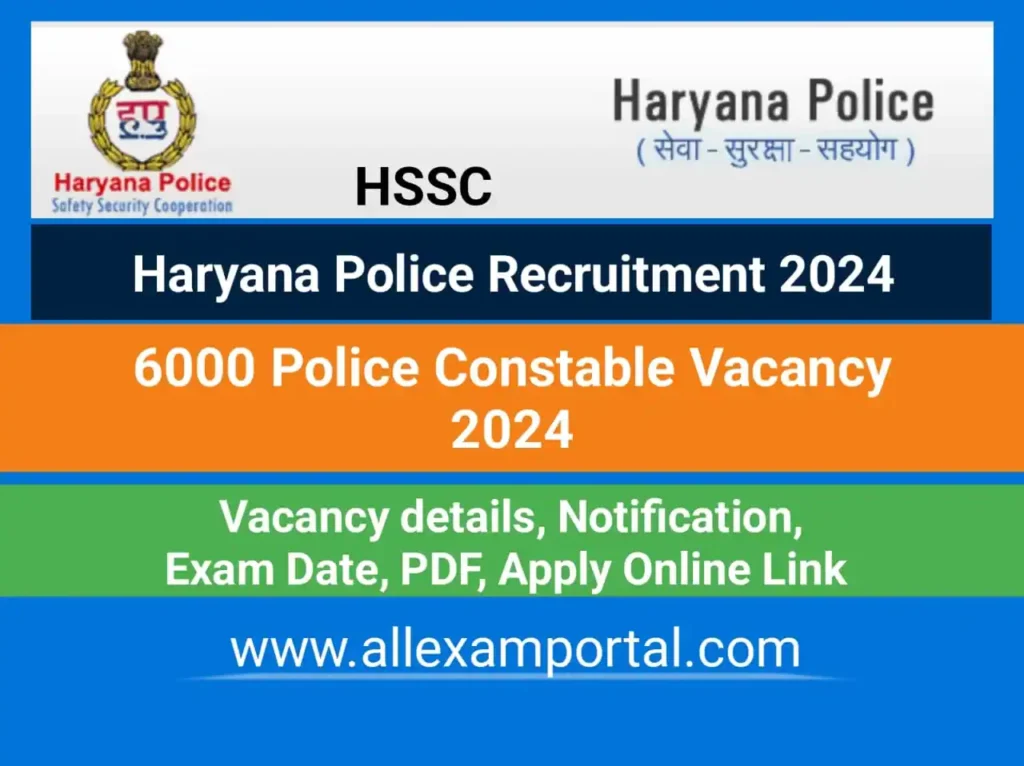 HSSC Constable recruitment 2024