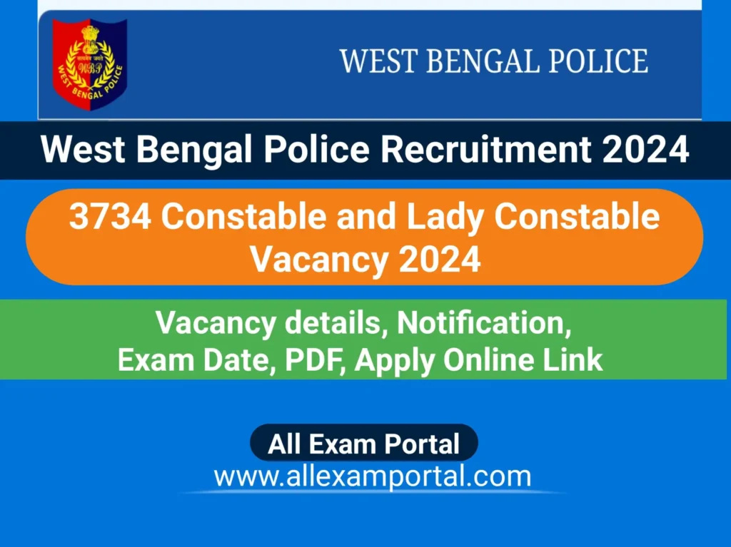 WB Police Constable Recruitment 2024