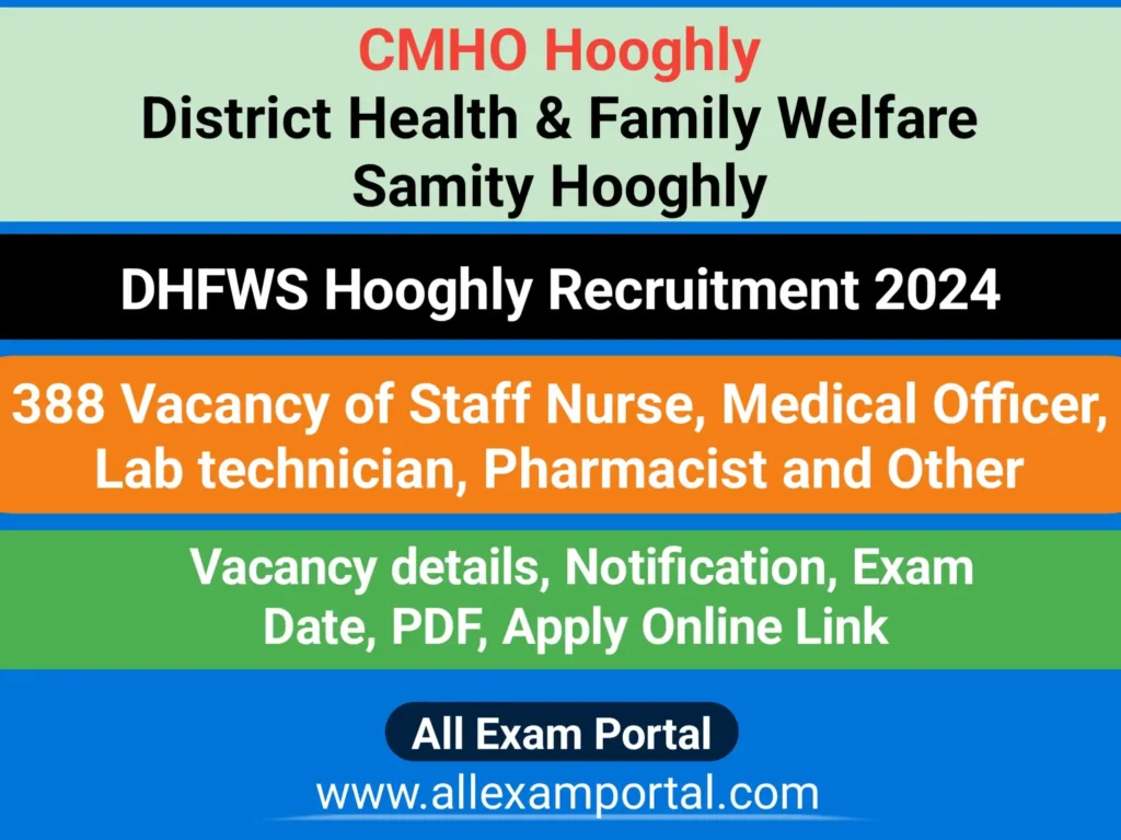 DHFWS Hooghly Recruitment 2024