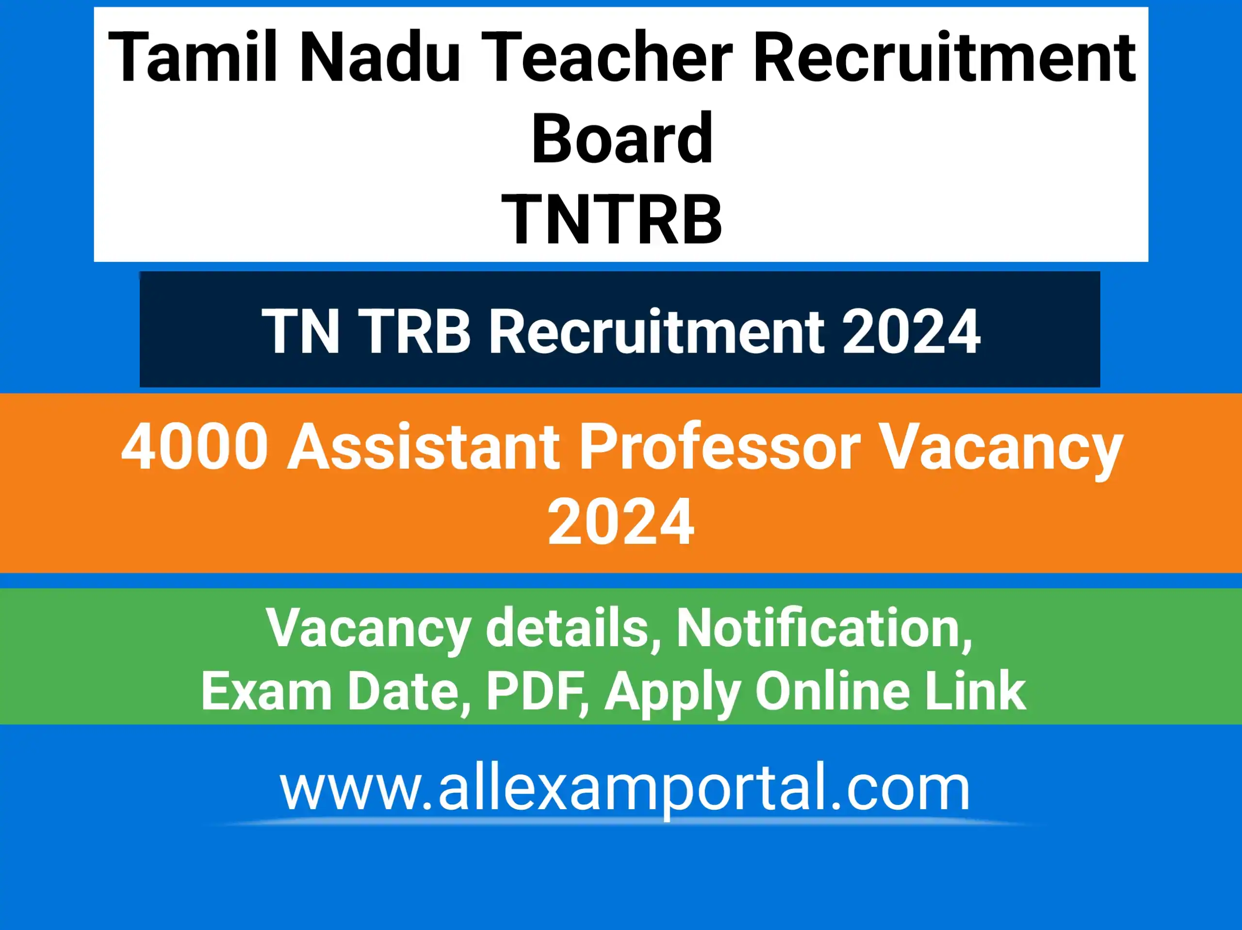 You are currently viewing TN TRB Assistant Professor Recruitment 2024 | 4000 Post