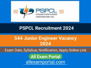 Read more about the article PSPCL JE Recruitment 2024 | 544 Junior Engineer Vacancy – Apply Online