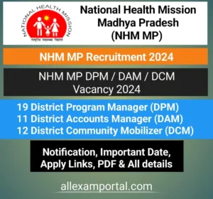 Read more about the article NHM MP DPM DAM DCM Vacancy 2024 | NHM MP Vacancy 2024