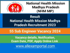 Read more about the article NHM MP Sub Engineer Result 2023 | Merit List