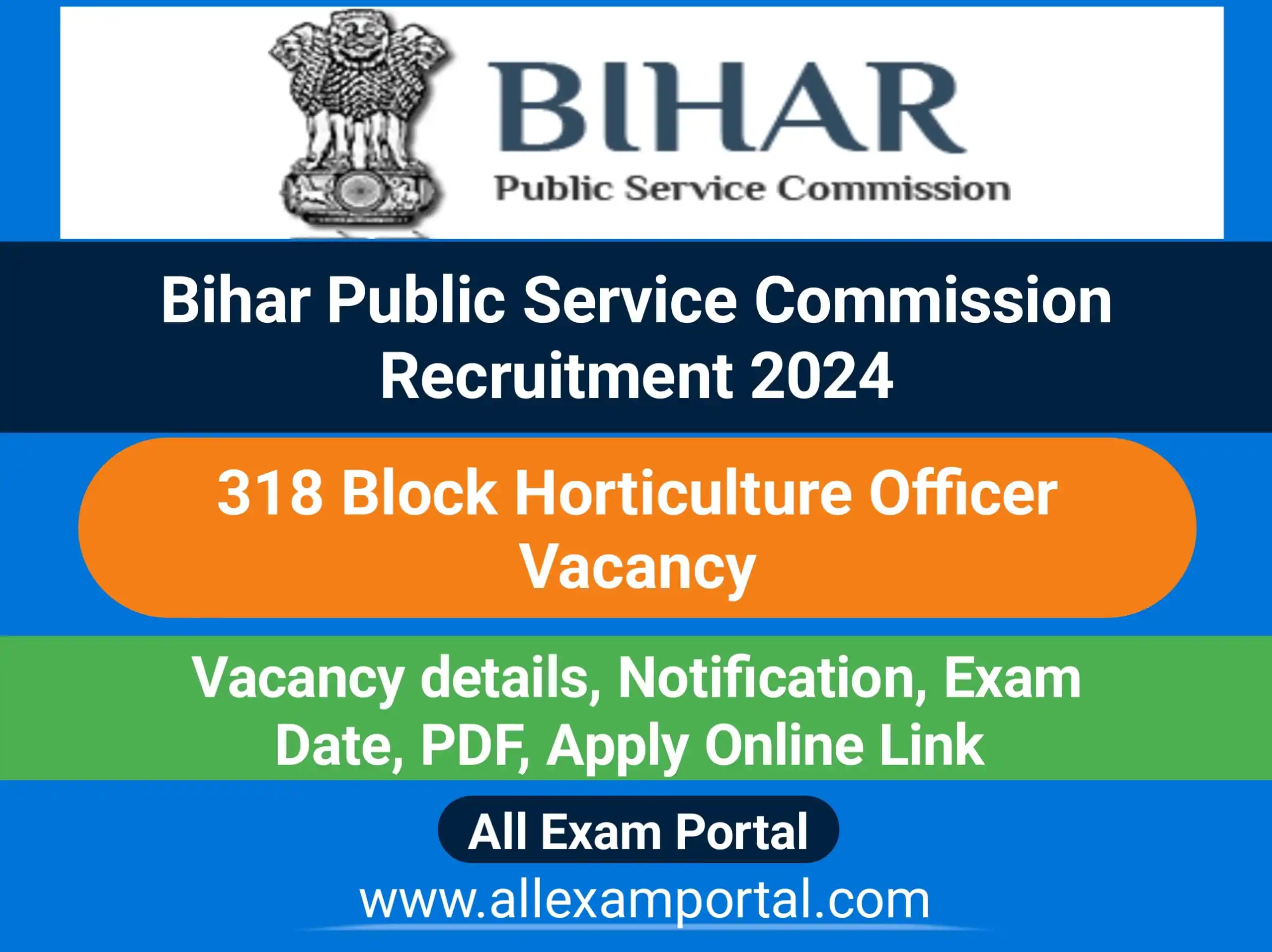 You are currently viewing BPSC Block Horticulture Officer Recruitment 2024 – (Reopen) Apply for 318 Posts