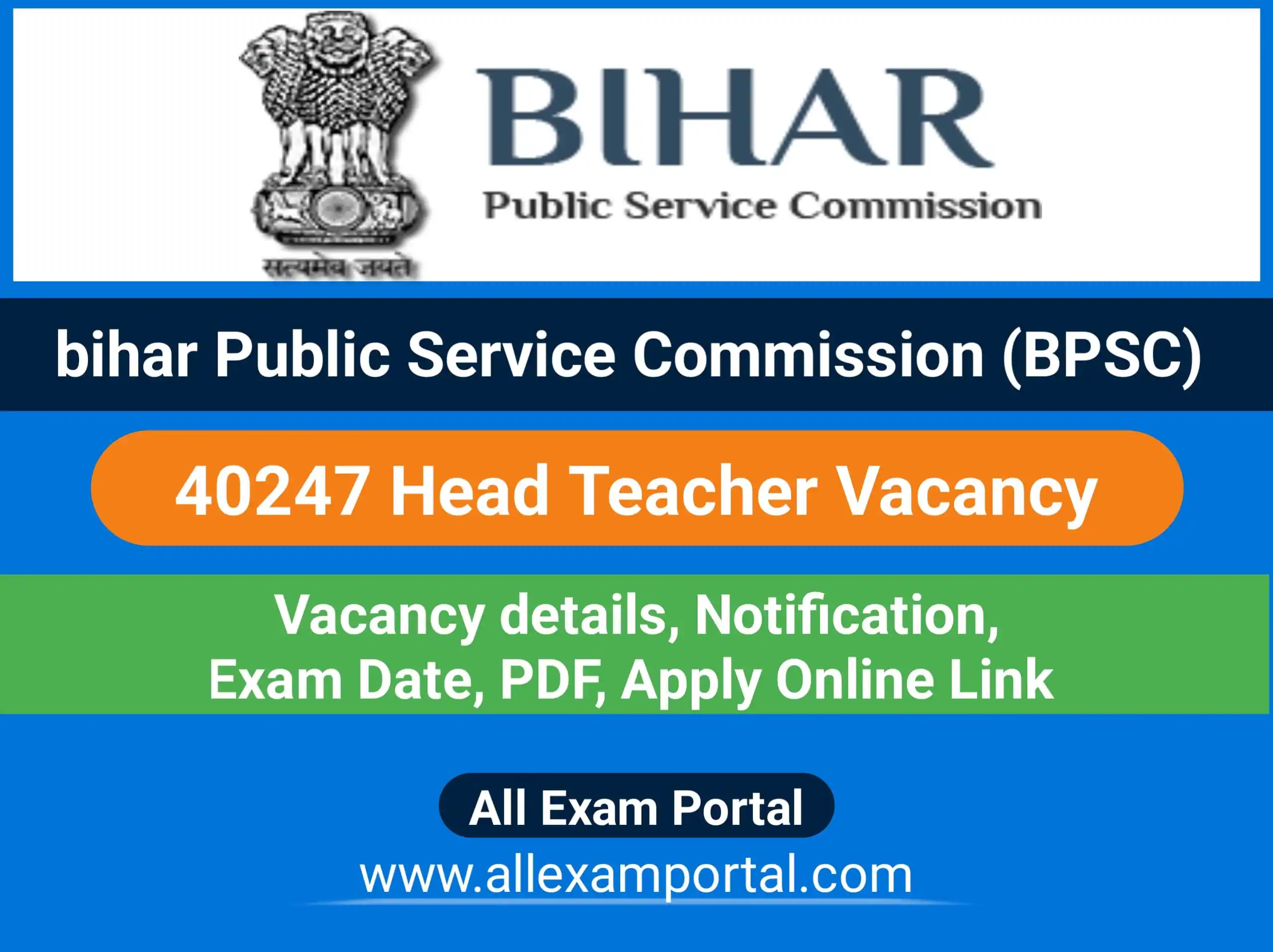 You are currently viewing Bihar BPSC Head Teacher Recruitment 2024