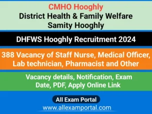 Read more about the article DHFWS Hooghly Recruitment 2024 Apply For 388 Posts