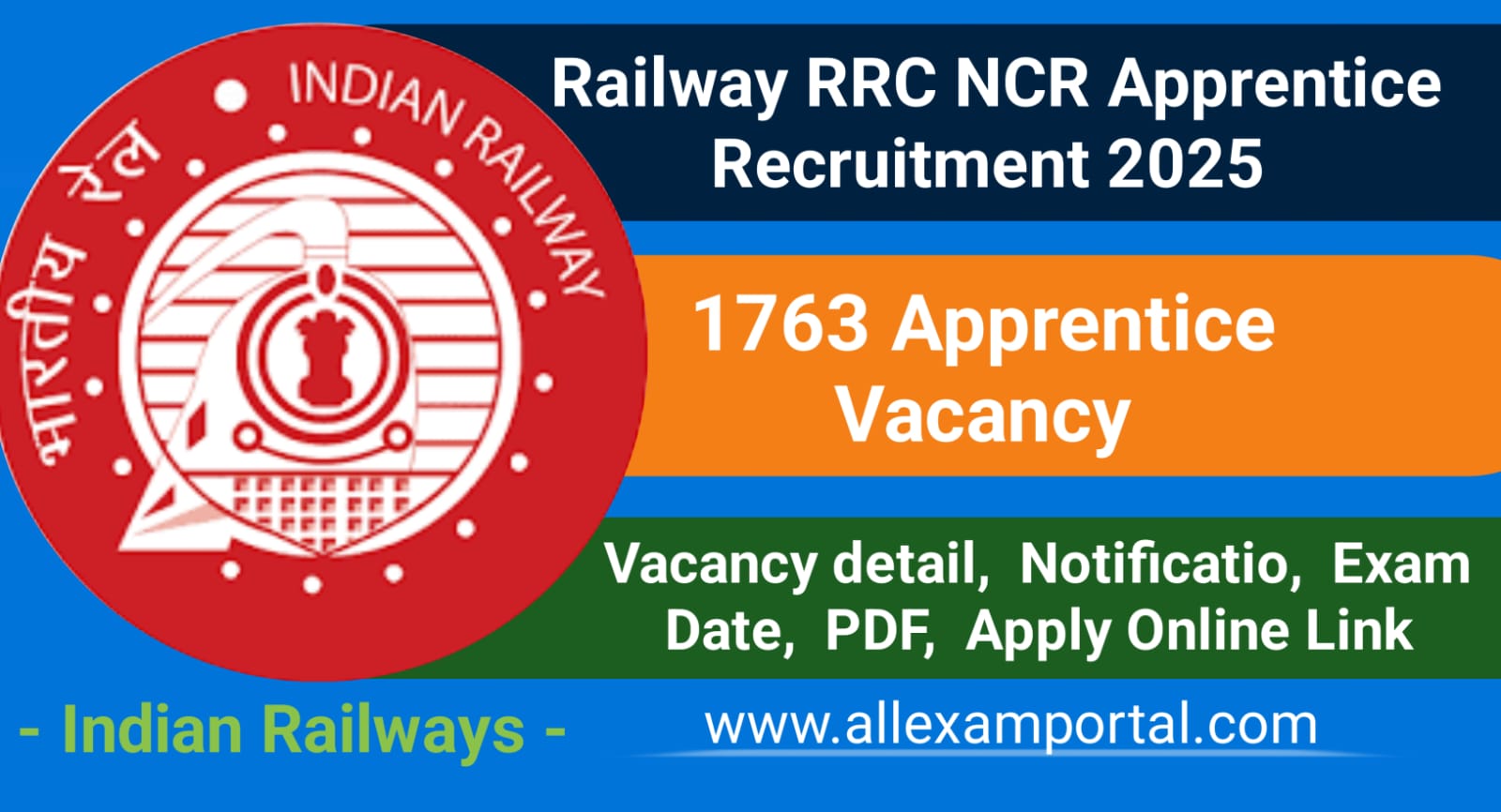 You are currently viewing Railway RRC NCR Apprentice Recruitment 2025