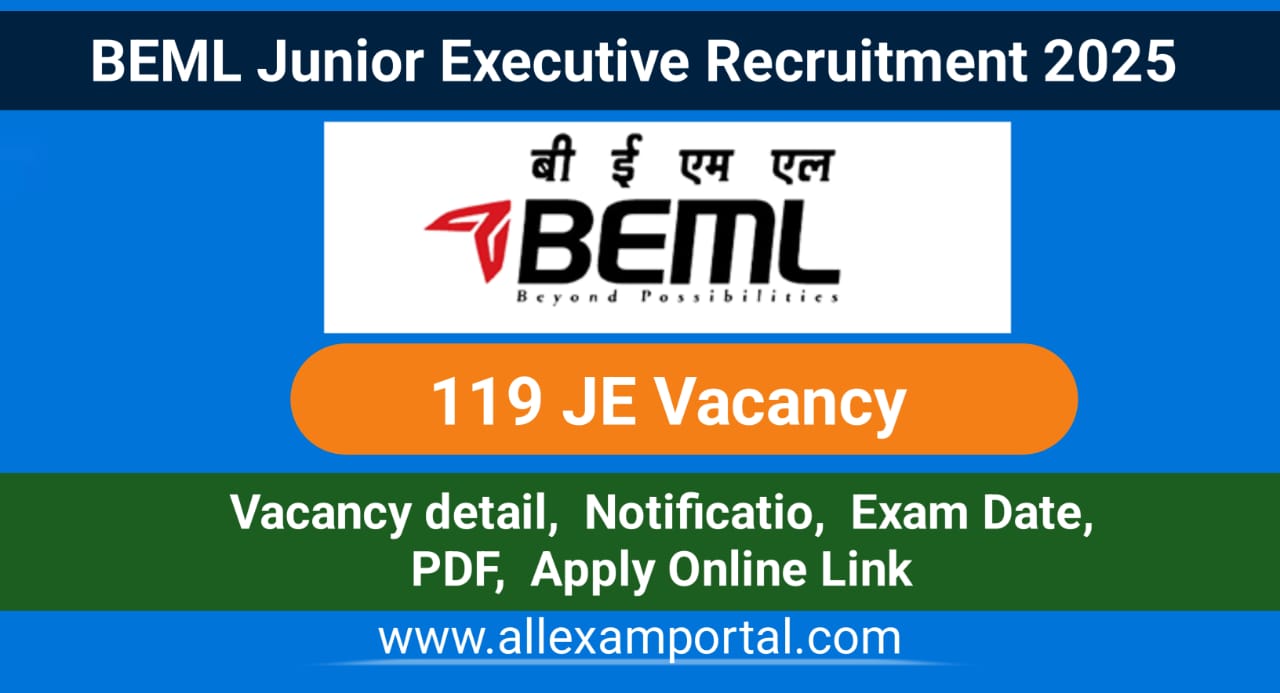 You are currently viewing BEML Junior Executive Recruitment 2025