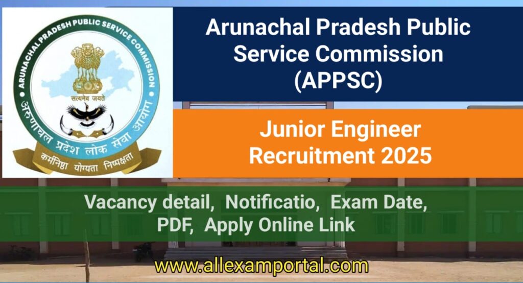 APPSC JE Recruitment 2025