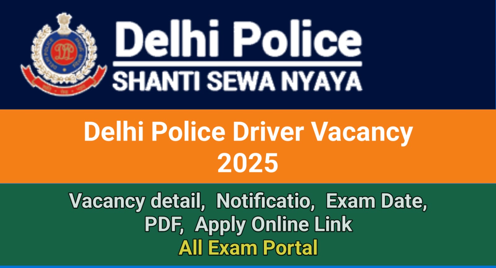 You are currently viewing Delhi Police Driver Vacancy 2025