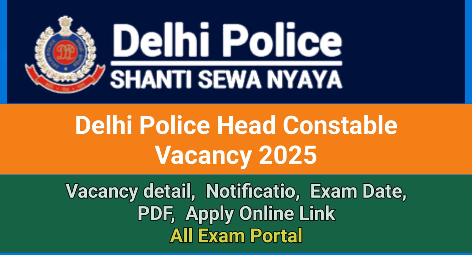 You are currently viewing Delhi Police Head Constable Vacancy 2025